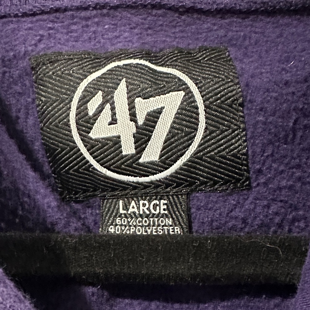 47 Brand Purple Colorado Rockies Hoodie - Picture 3 of 3